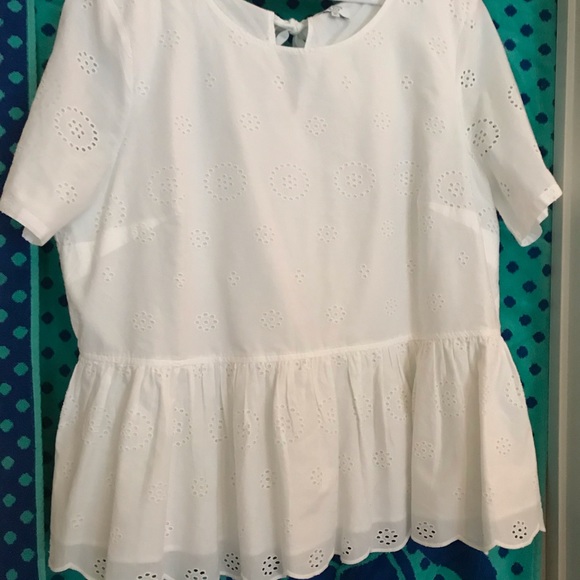 Crown and Ivy Women’s Shirt, Size 2X. White - Picture 3 of 5